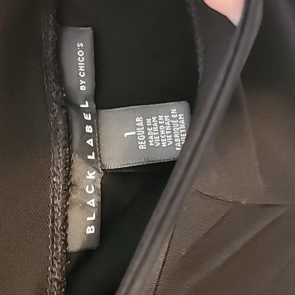 Chico Black Label Palazzo Pants sz 1 - Picture 3 of 4